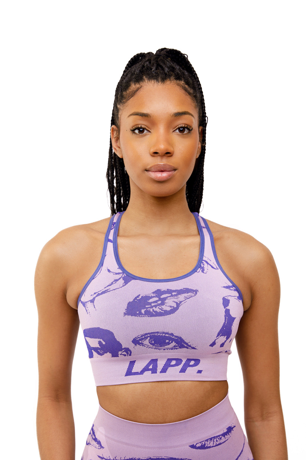 Sense Lux One Shoulder Sports Bra - Lavender